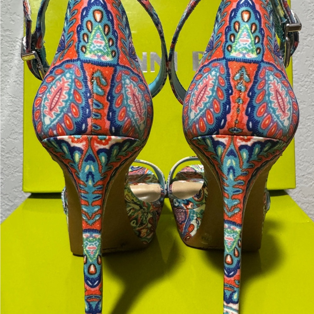 Gianni Bini Pamona Multi-Color Heels - Picture 4 of 9